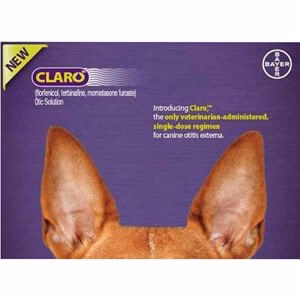 Rx Claro Single-Dose Otic solution for Dogs, 1ml Dose - Buy Pet Shop