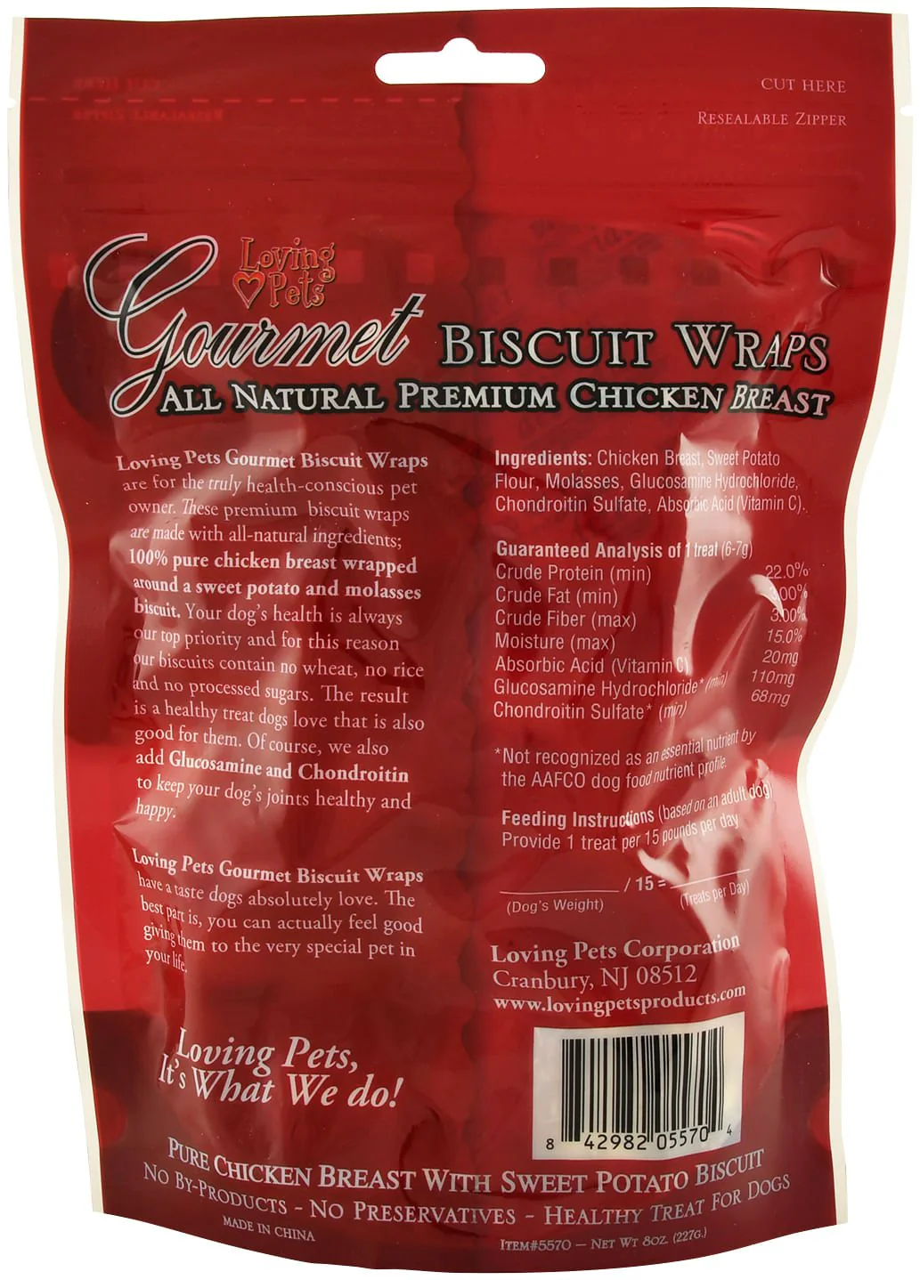 Gourmet Chicken Wraps, Sweet Potato Biscuit - Buy Pet Shop