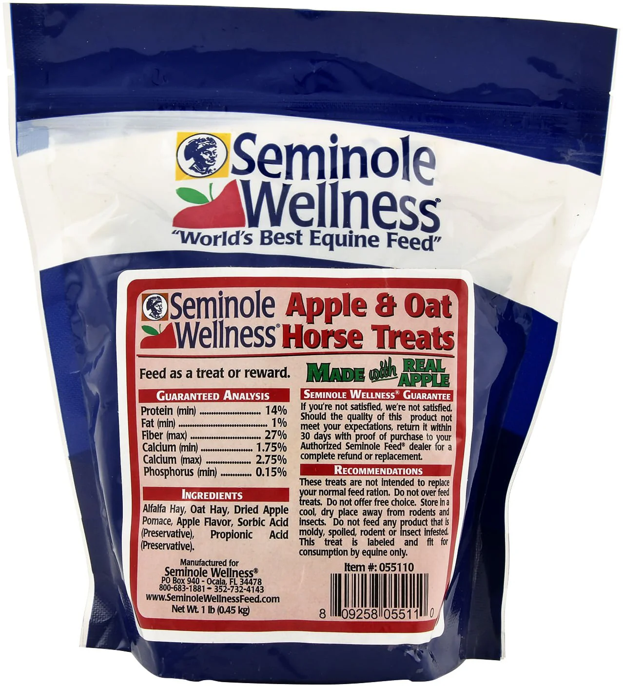 Seminole Wellness Apple and Oat Horse Treats - Buy Pet Shop