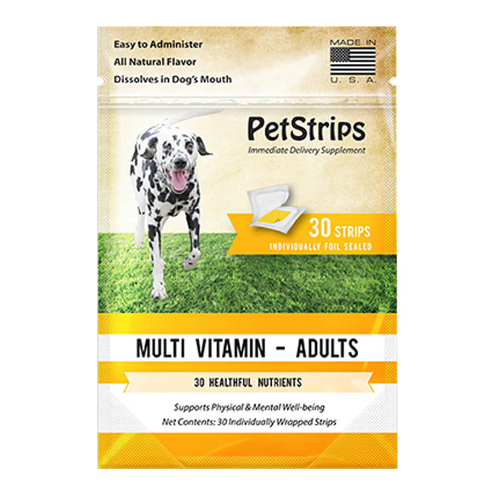 PetStrips Multi Vitamin Adult for Dogs, 30 Strips - Buy Pet Shop
