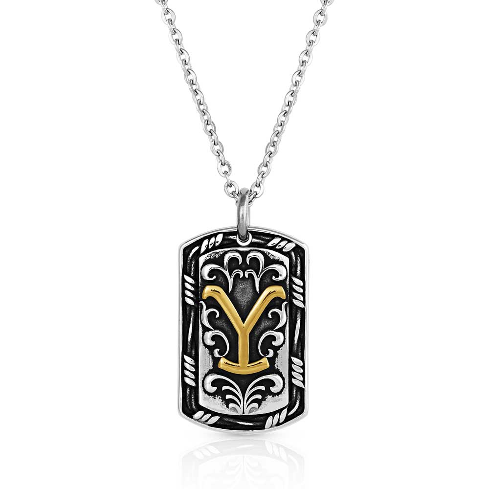 Yellowstone Strong Dog Tag Necklace - Buy Pet Shop