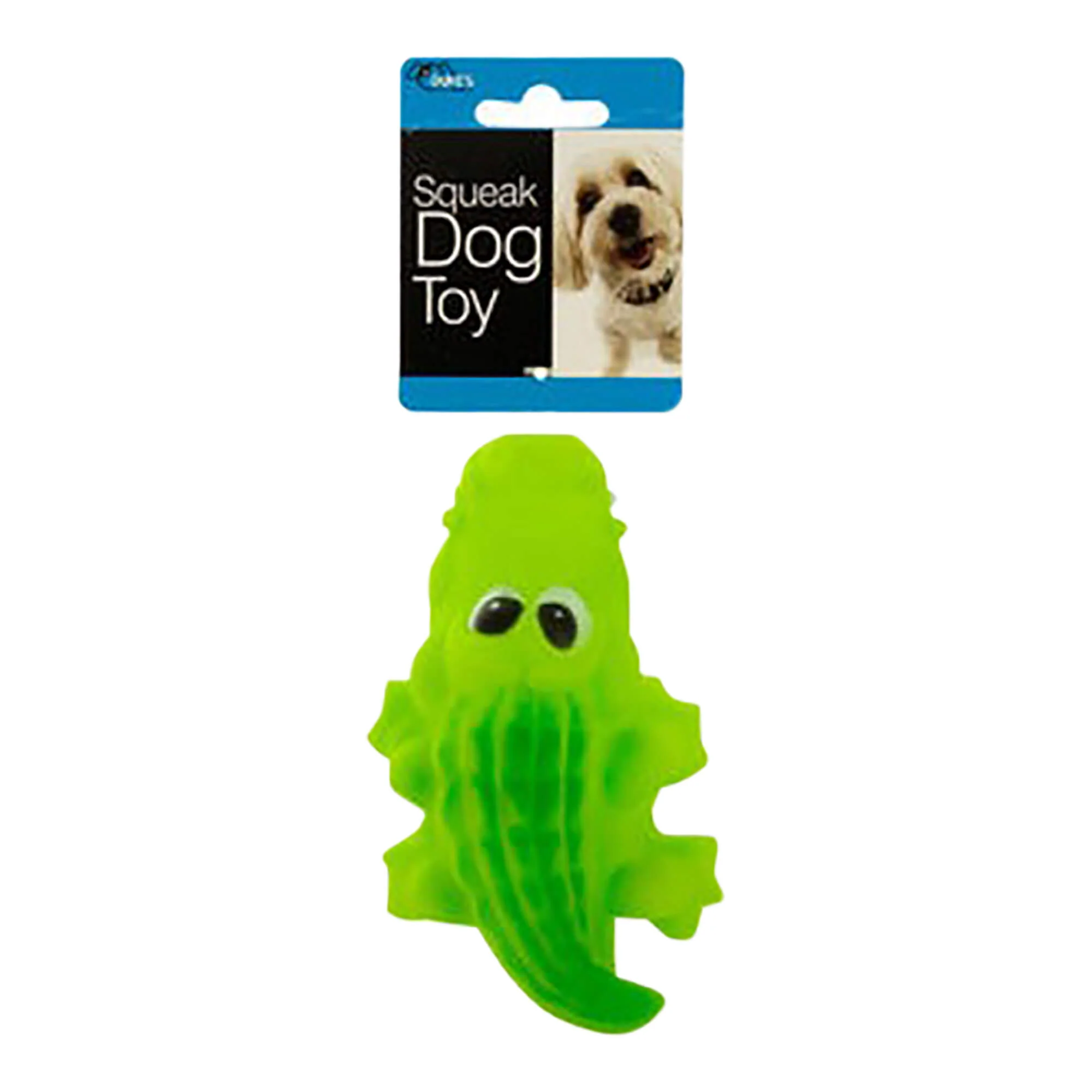 Crocodile Squeaky Dog Toy, Assorted, 5