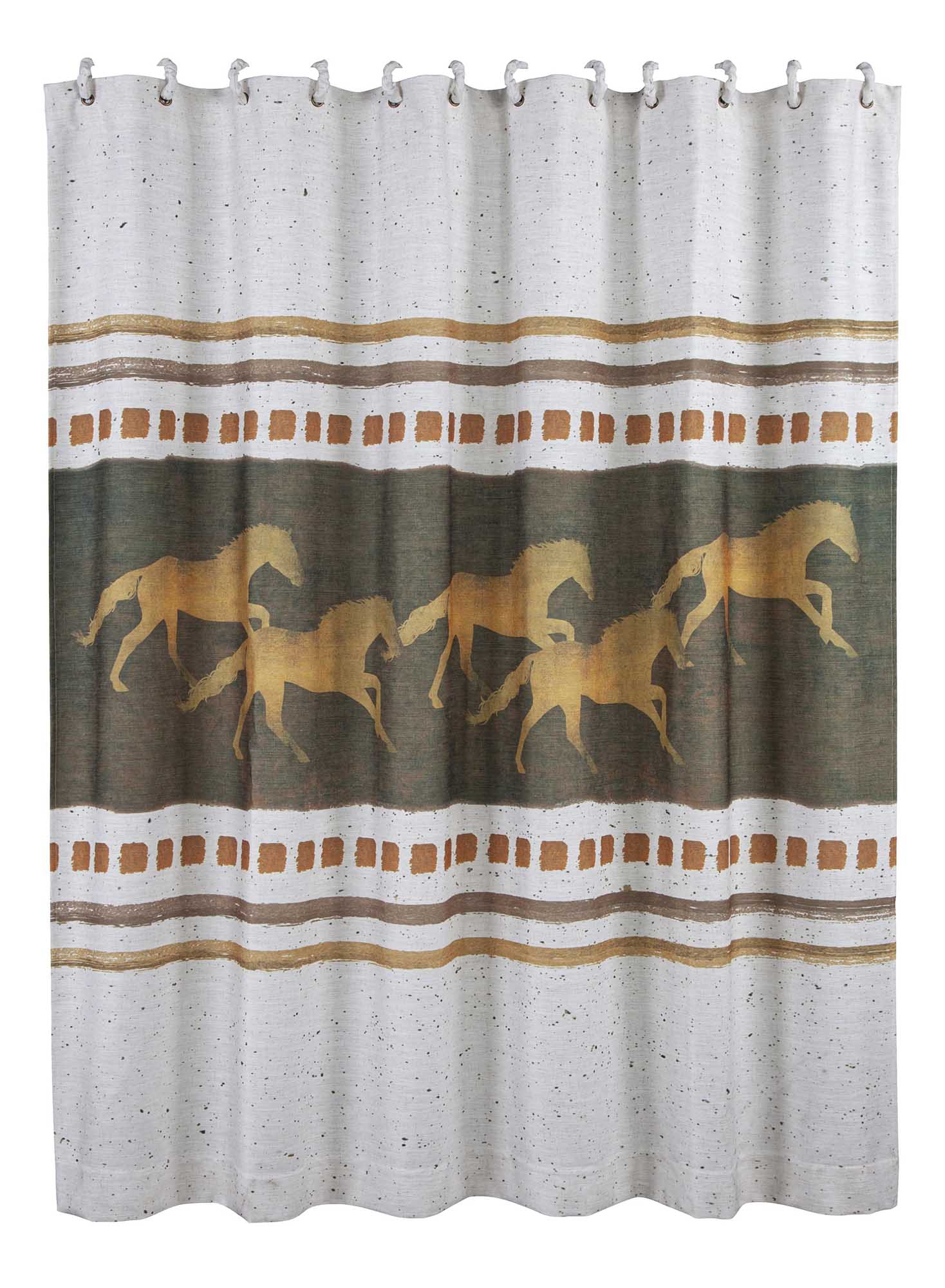 Running Remuda Shower Curtain - Buy Pet Shop