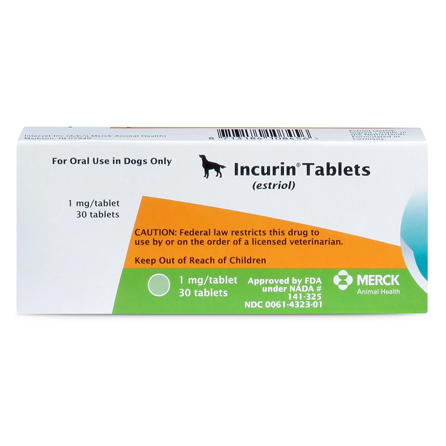 Rx Incurin (estriol) 1 mg Tablets for Dogs - Buy Pet Shop