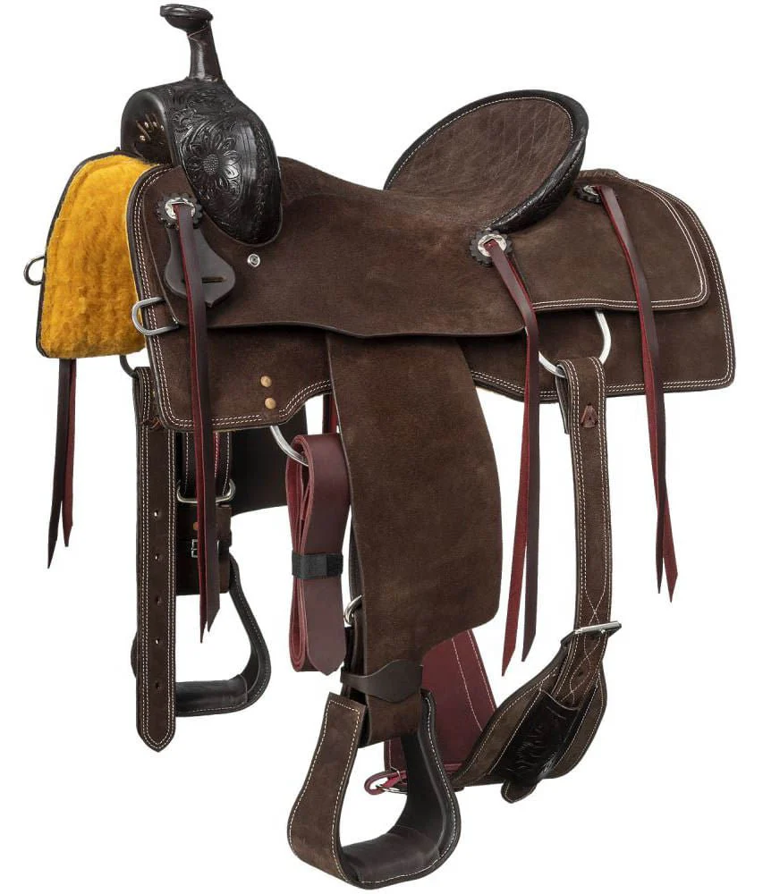 Silver Royal Youth Ranger Ranch Saddle, Brown - Buy Pet Shop