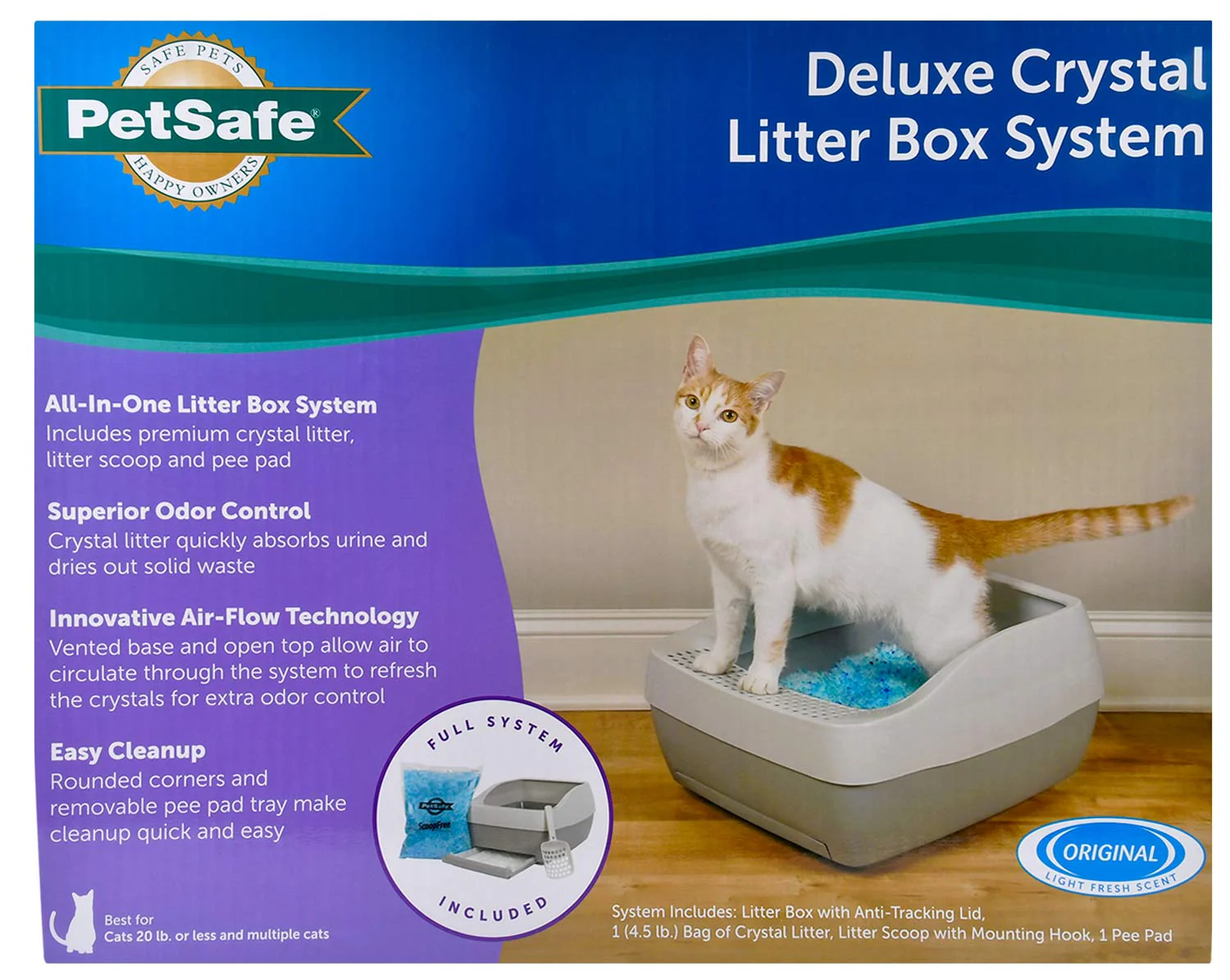 PetSafe Deluxe Crystal Litter Box System (& Accessories) - Buy Pet Shop