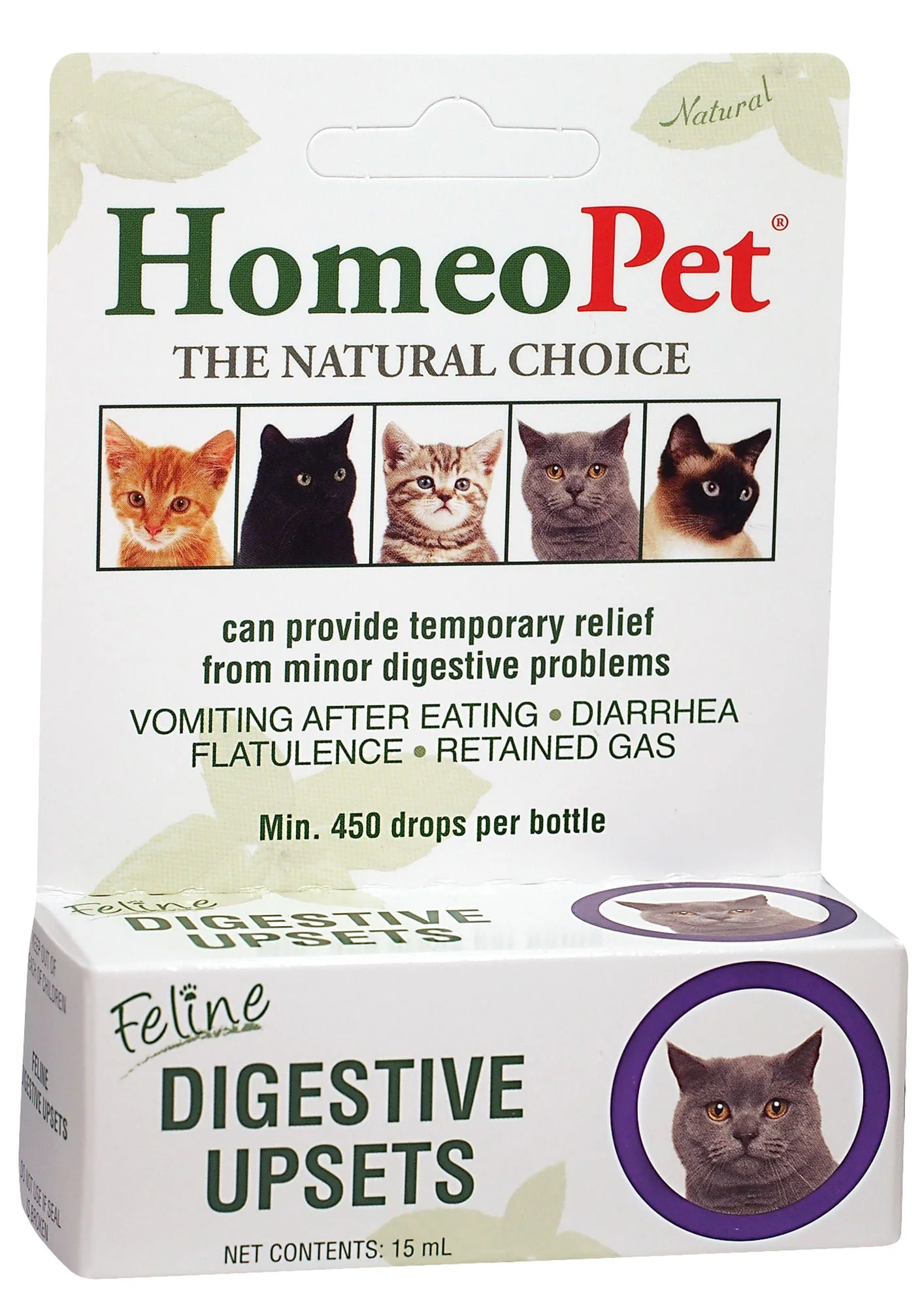 HomeoPet Digestive Upsets Feline, 15 mL - Buy Pet Shop