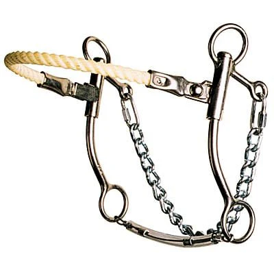 Jim Warner Rope Nose Hackamore Bit - Buy Pet Shop