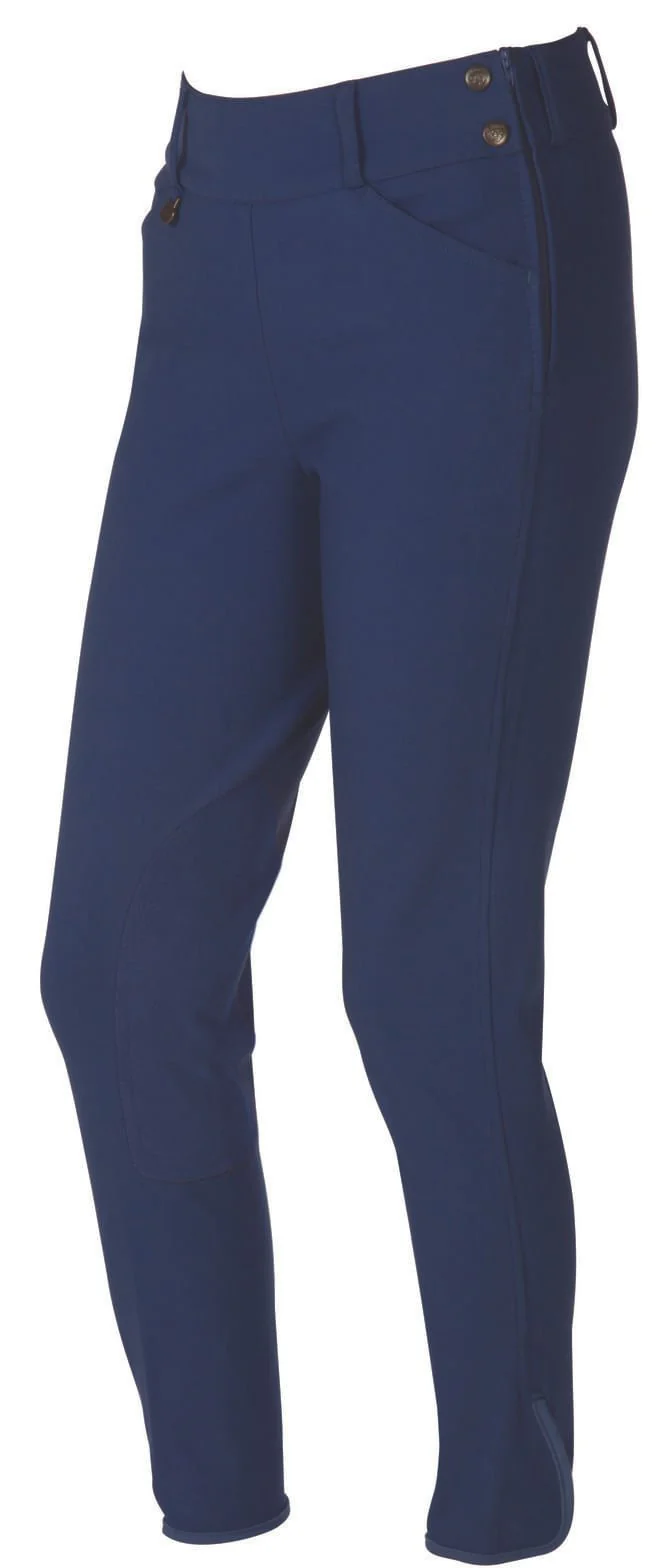 On Course Pytchley Euro Seat Side Zip Breeches, Mid Rise - Buy Pet Shop