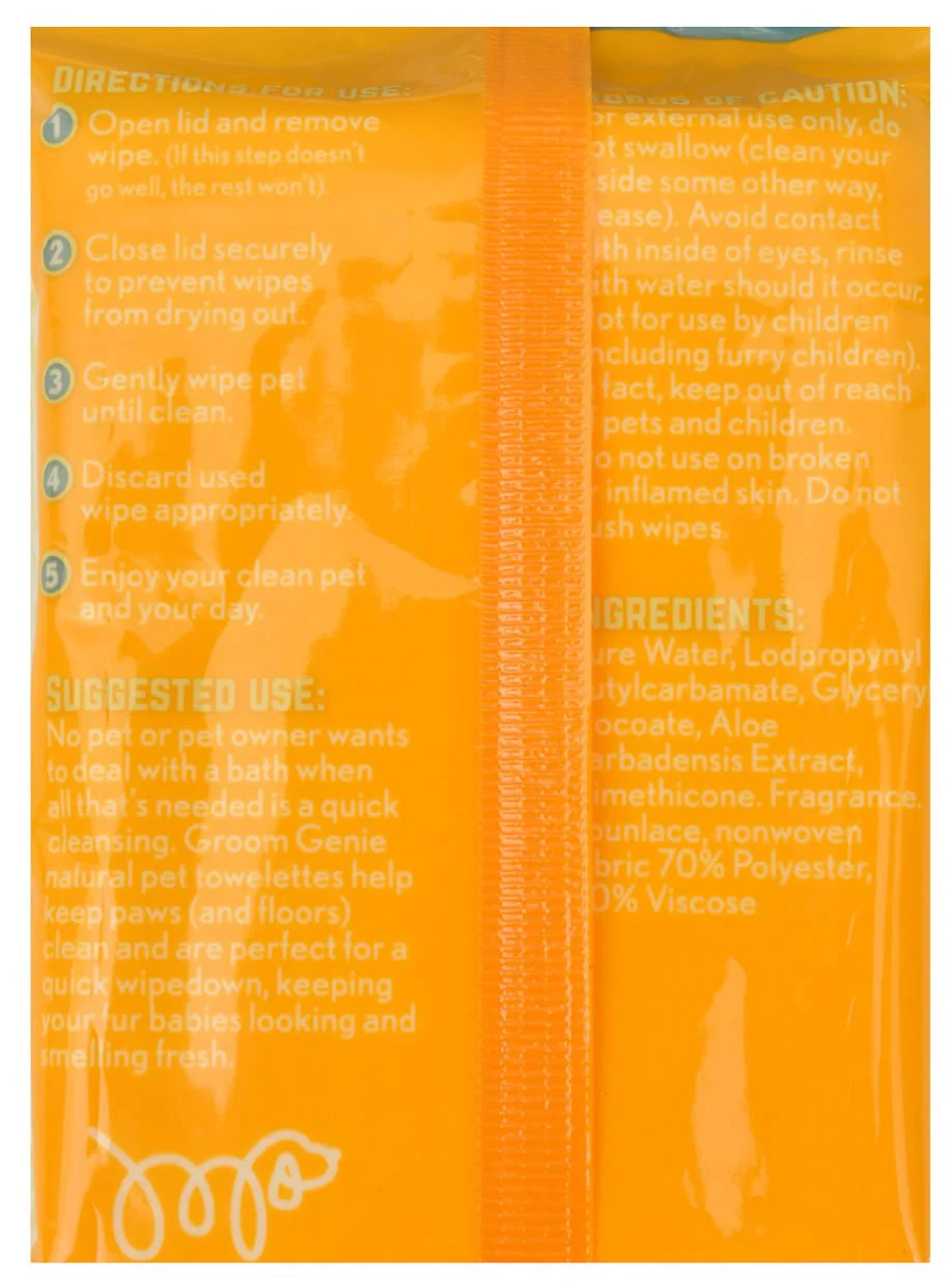 Groom Genie Everyday Clean Pet Wipes - Buy Pet Shop