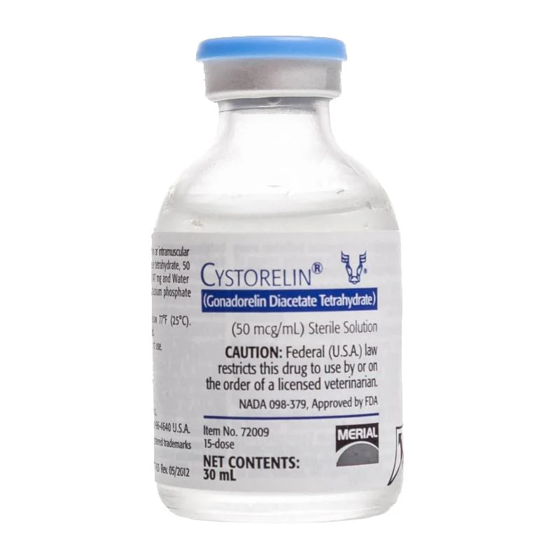 Rx Cystorelin (gonadorelin diacetate tetrahydrate) Solution Vial for Cattle - Buy Pet Shop