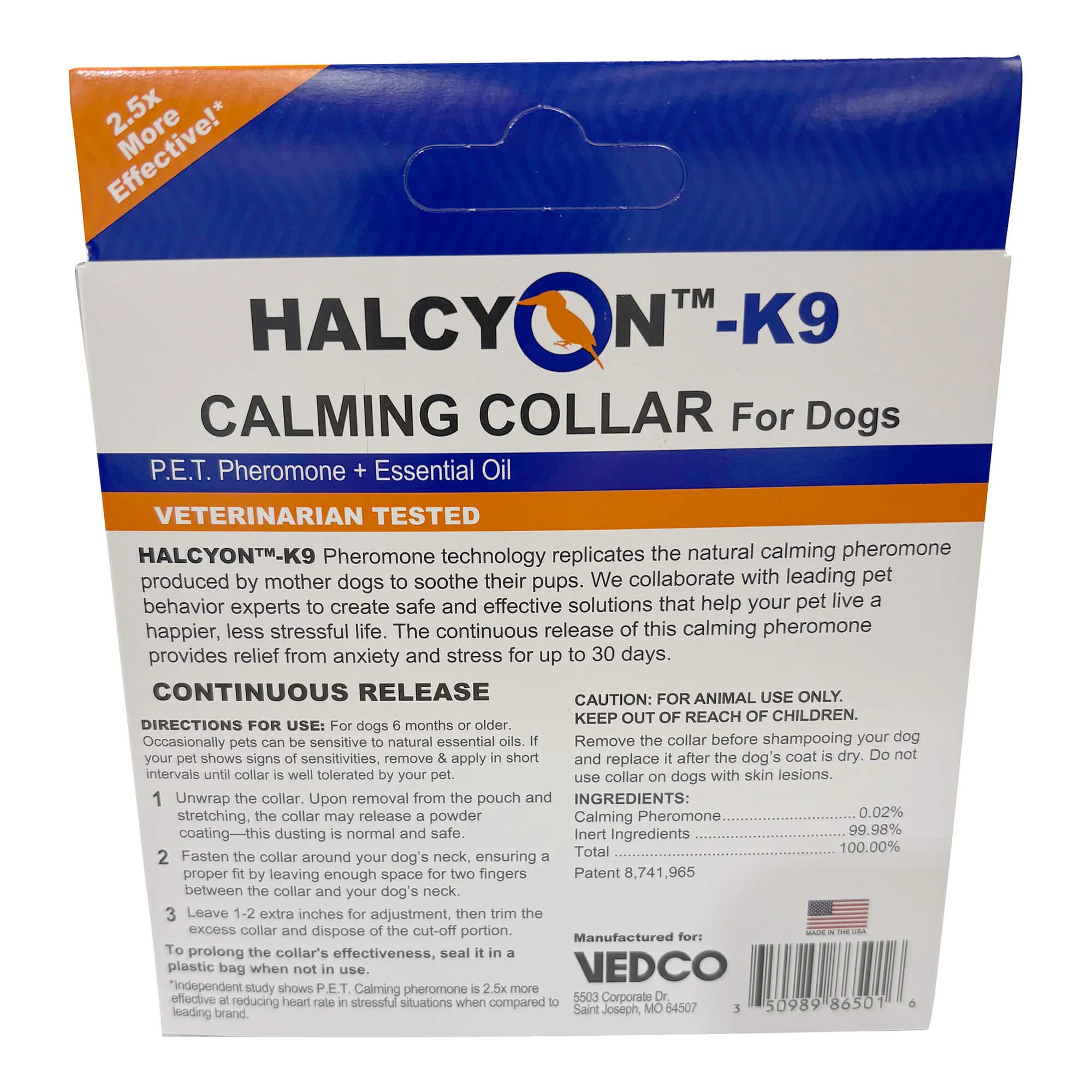 Halcyon K9 Calming Collar for Dogs - Buy Pet Shop