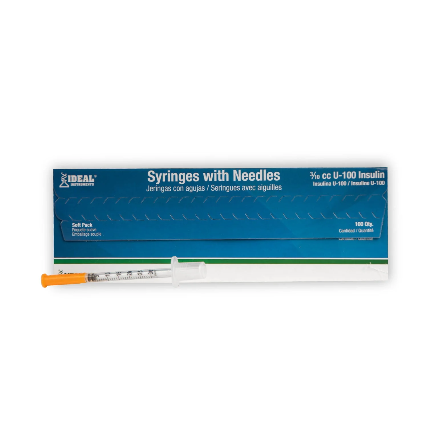 Ideal Insulin Syringes with Needle, Box of 100 - Buy Pet Shop