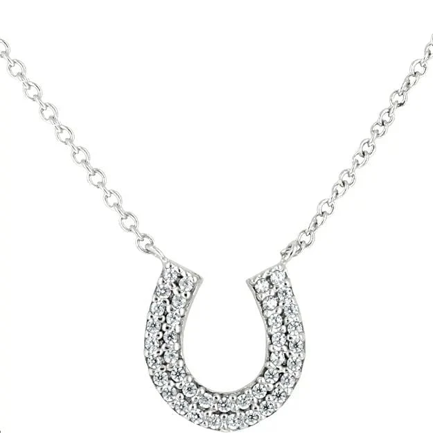 Women's Horseshoe Charm Necklace - Buy Pet Shop