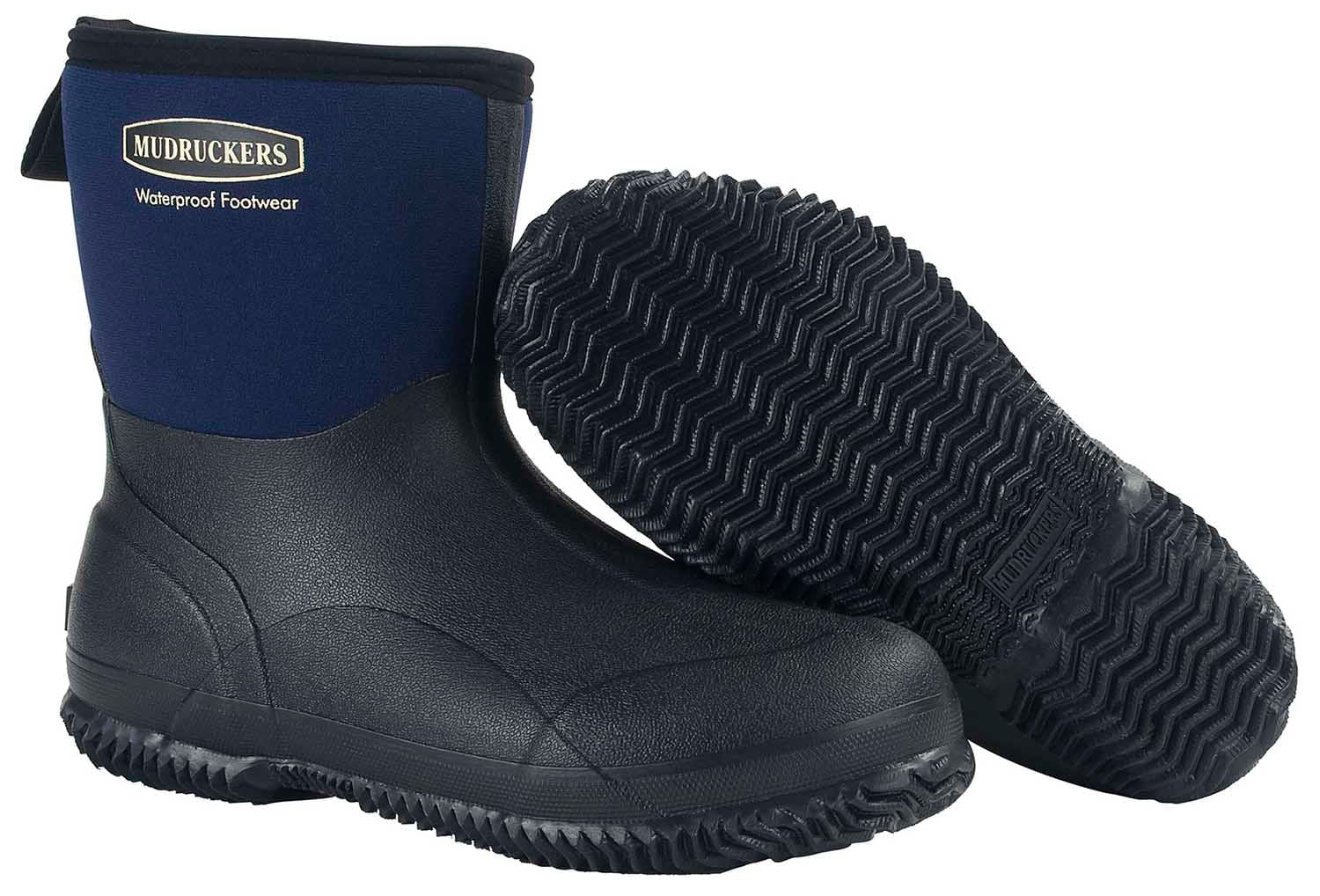 Mudruckers Waterproof Mid Boots, Navy - Buy Pet Shop