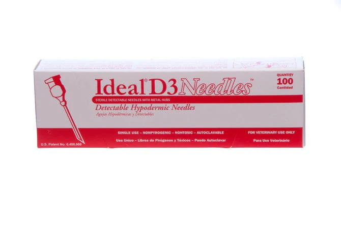Ideal D3 Detectable Needles, Box of 100 - Buy Pet Shop