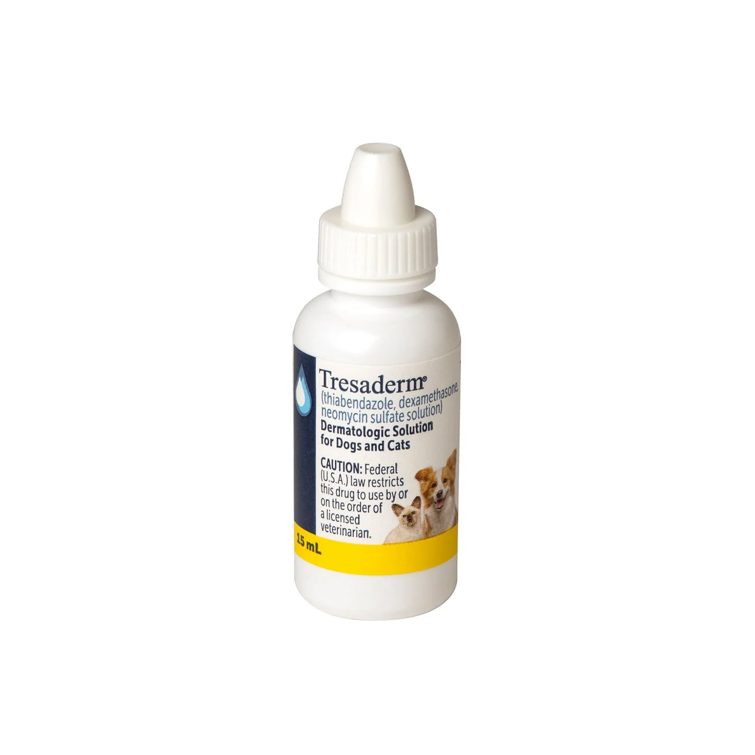 Rx Tresaderm (thiabendazole, dexamethasone, neomycin sulfate solution) Dermatologic Solution for Dogs & Cats - Buy Pet Shop