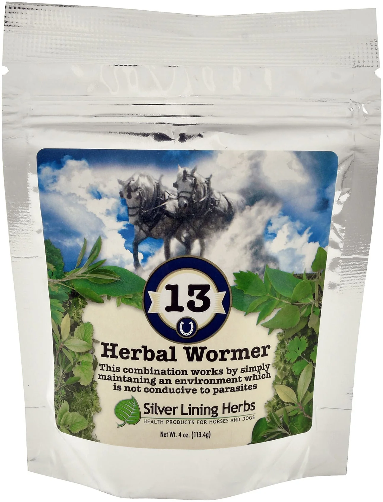 Silver Lining Herbs Herbal Wormer for Horses - Buy Pet Shop