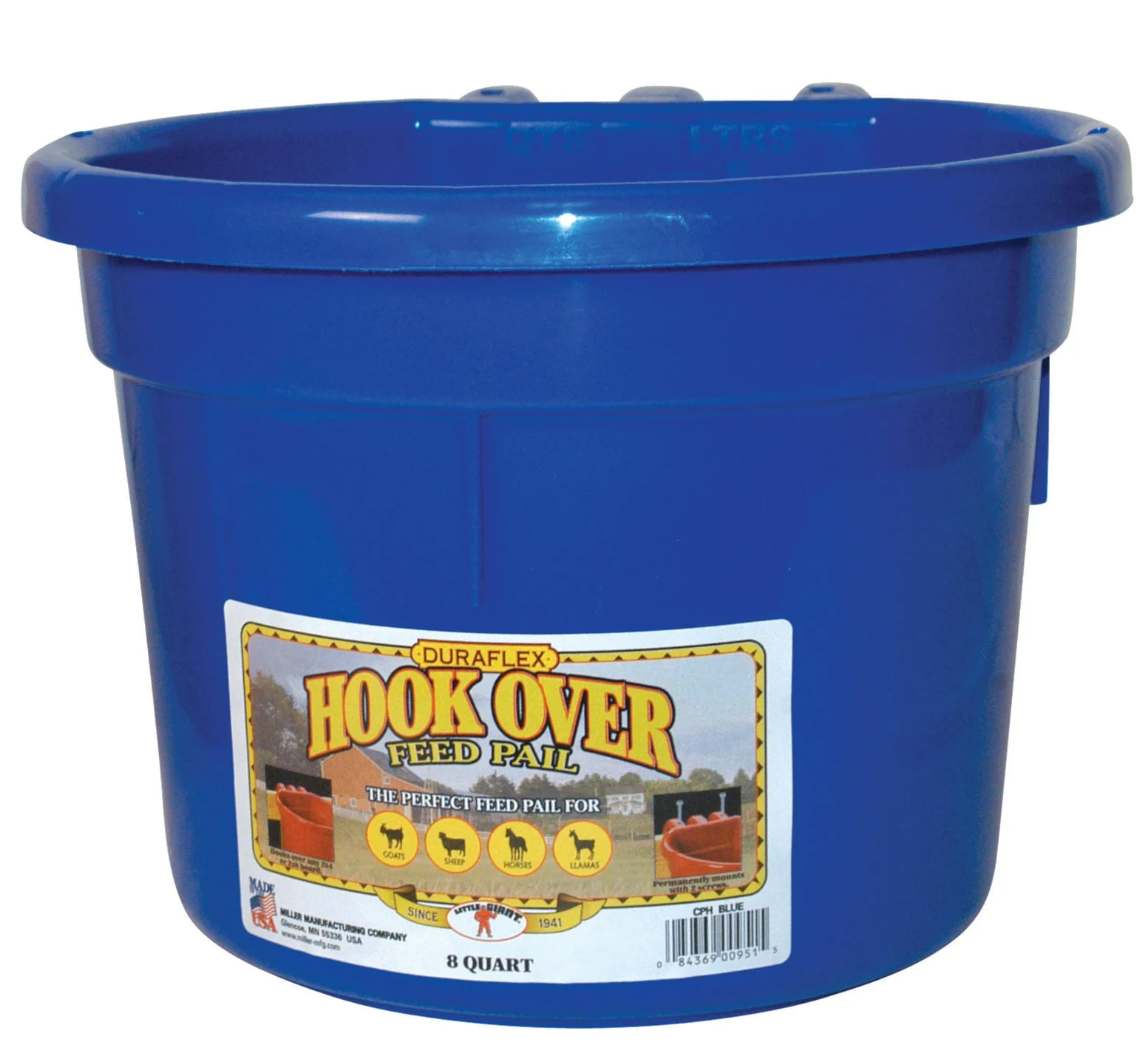 Little Giant Hook Over Feed Pail, 2 Gallon - Buy Pet Shop