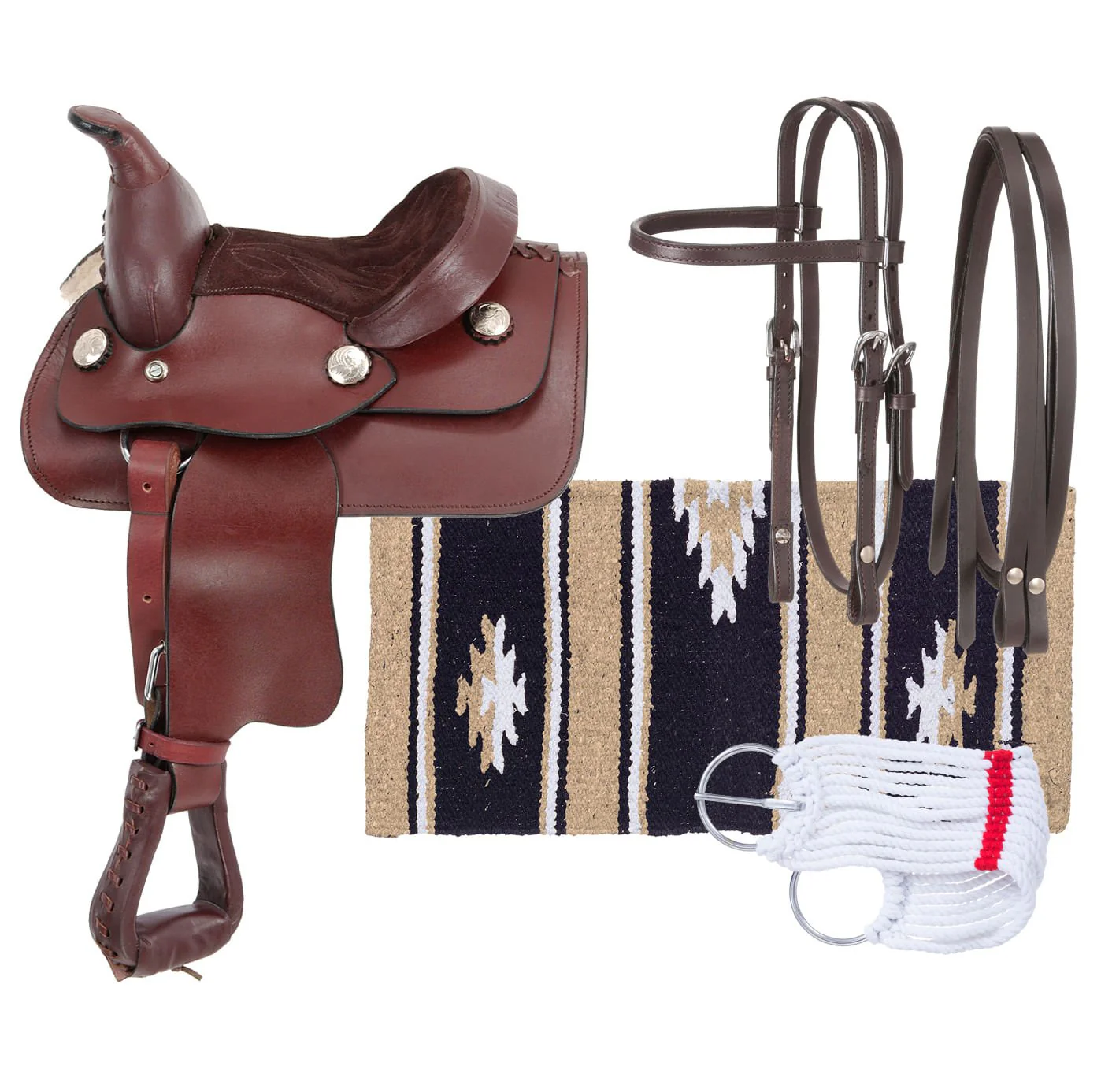 Miniature Western Leather Saddle Package - Buy Pet Shop