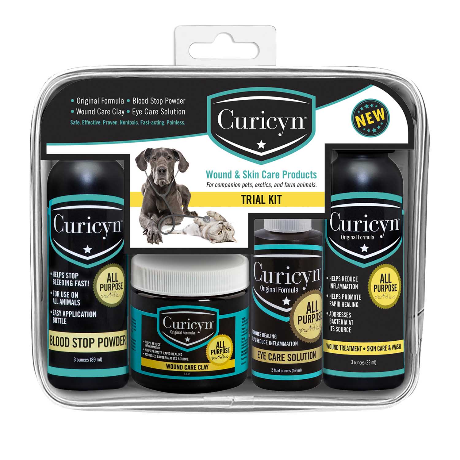 Curicyn Wound and Skin Care Kit, 4 pc - Buy Pet Shop