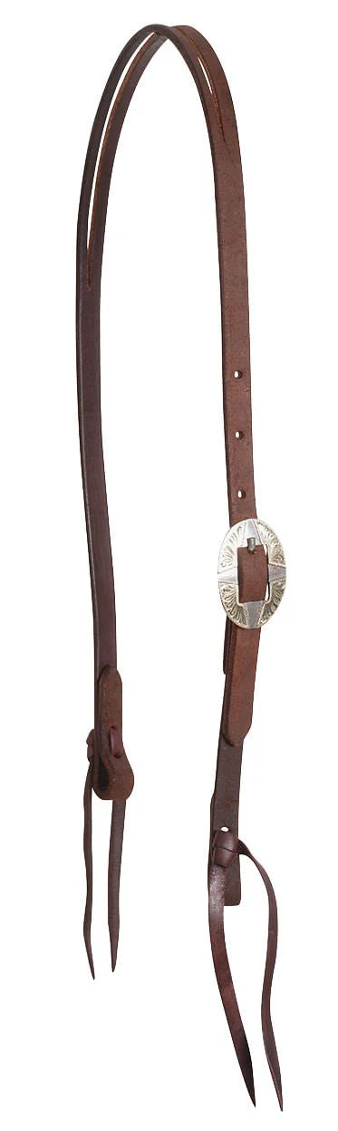 Martin Saddlery Split Ear Headstall with Guthrie Buckles, Chocolate - Buy Pet Shop