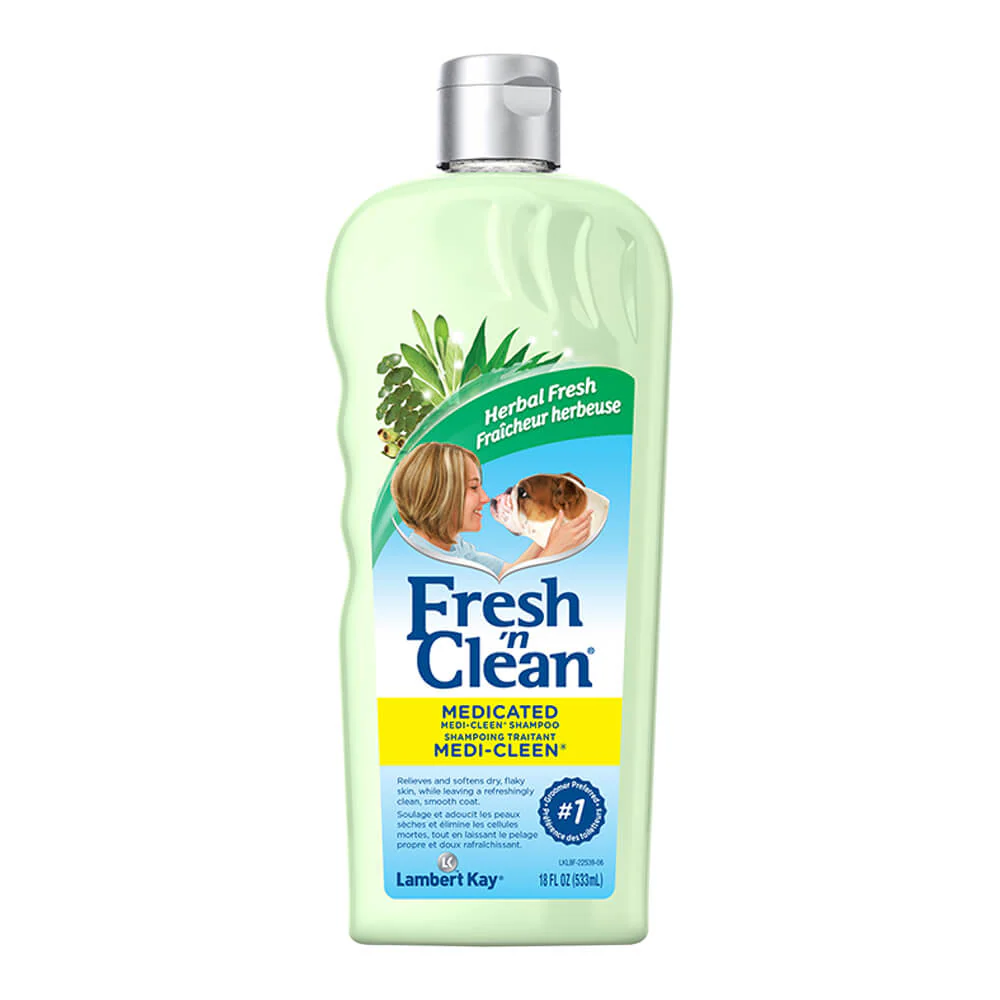 Fresh `n Clean Medi-Cleen Shampoo, Herbal Fresh, 18 oz - Buy Pet Shop