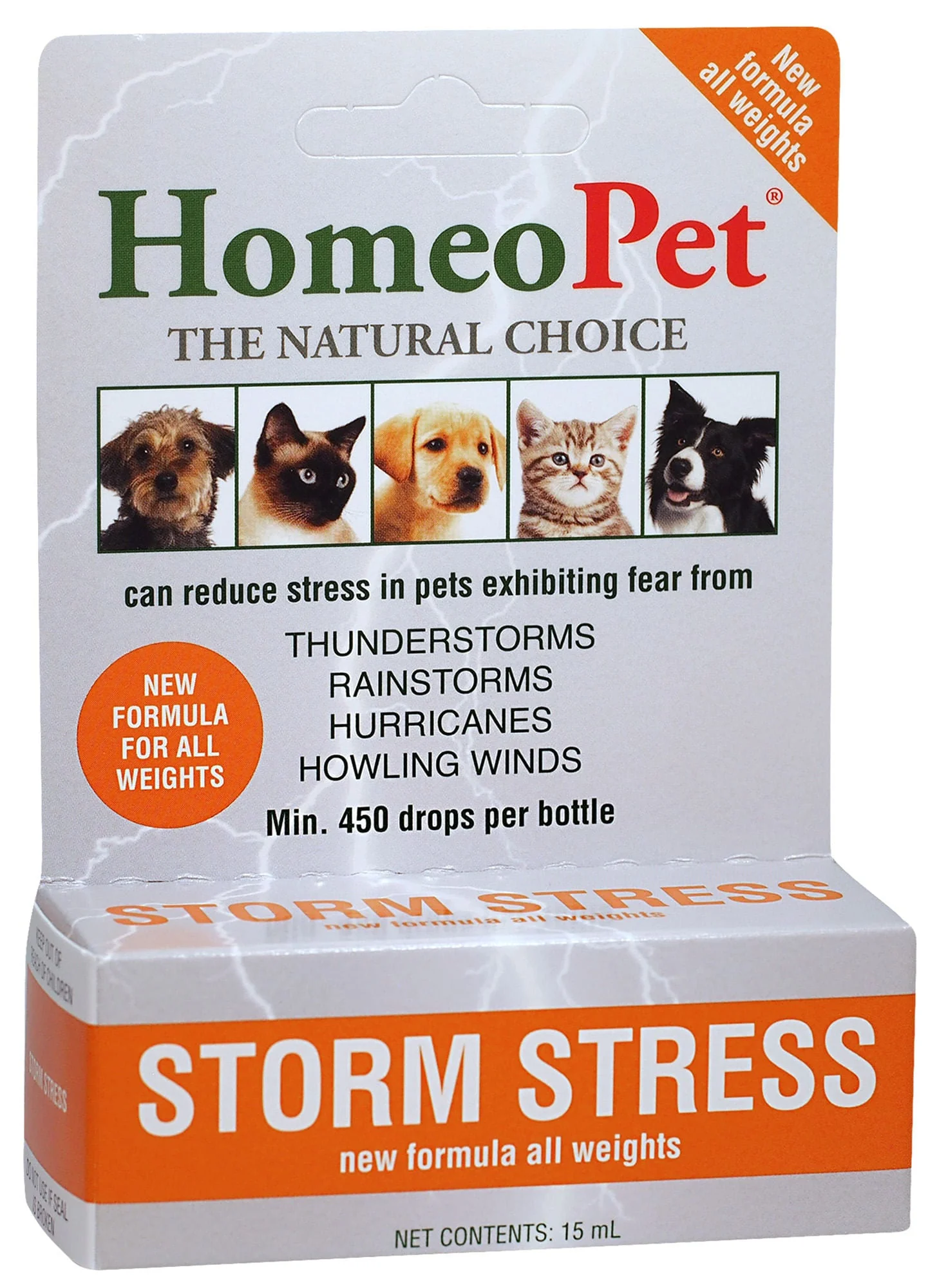 HomeoPet Storm Stress, 15 mL - Buy Pet Shop