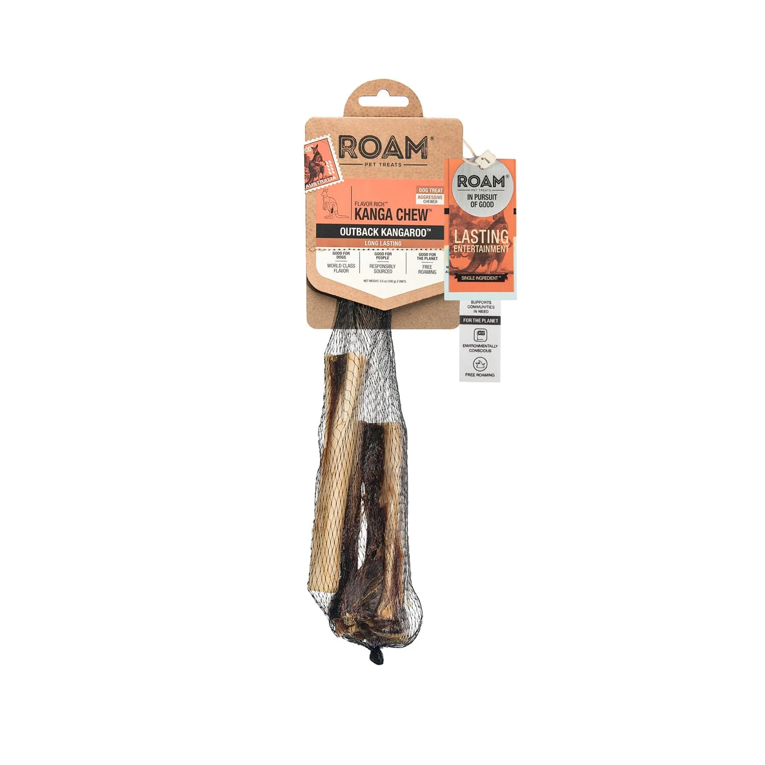 Roam Dog Treats Kanga Chew Kangaroo Knuckle Shin - Buy Pet Shop