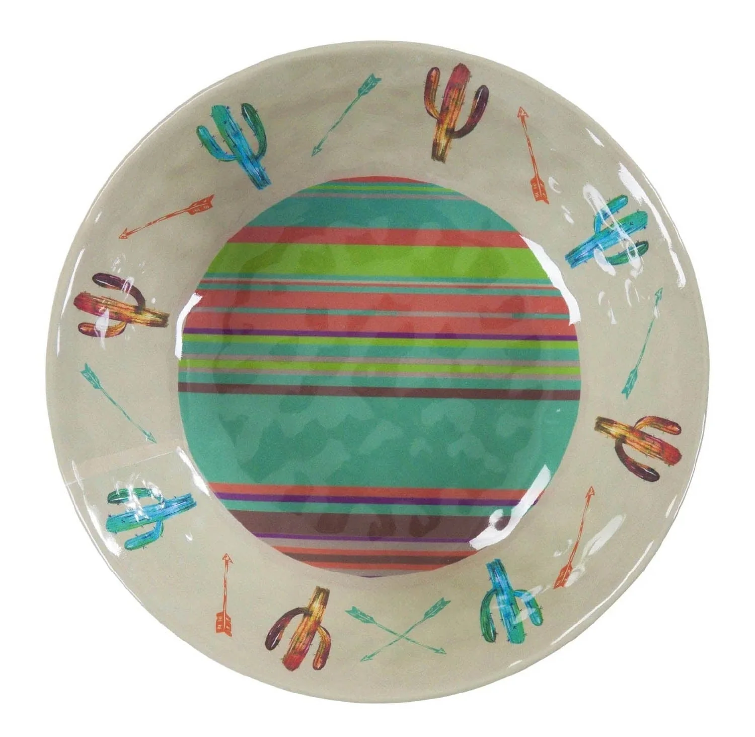Saguaro Cactus Melamine Bowl, Set of 4 - Buy Pet Shop