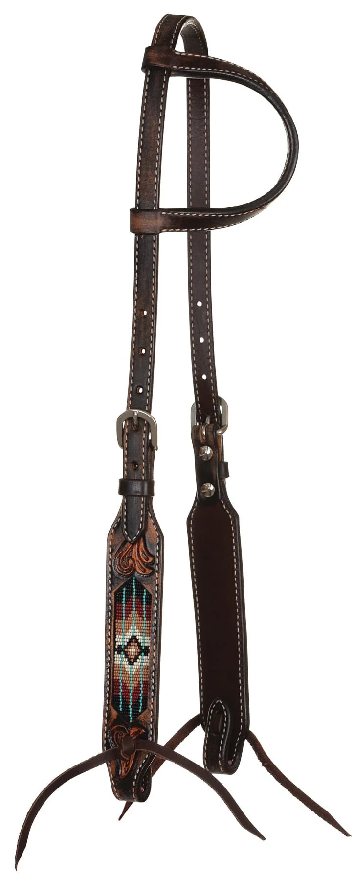 Circle Y Beaded Southwest One Ear Headstall - Buy Pet Shop