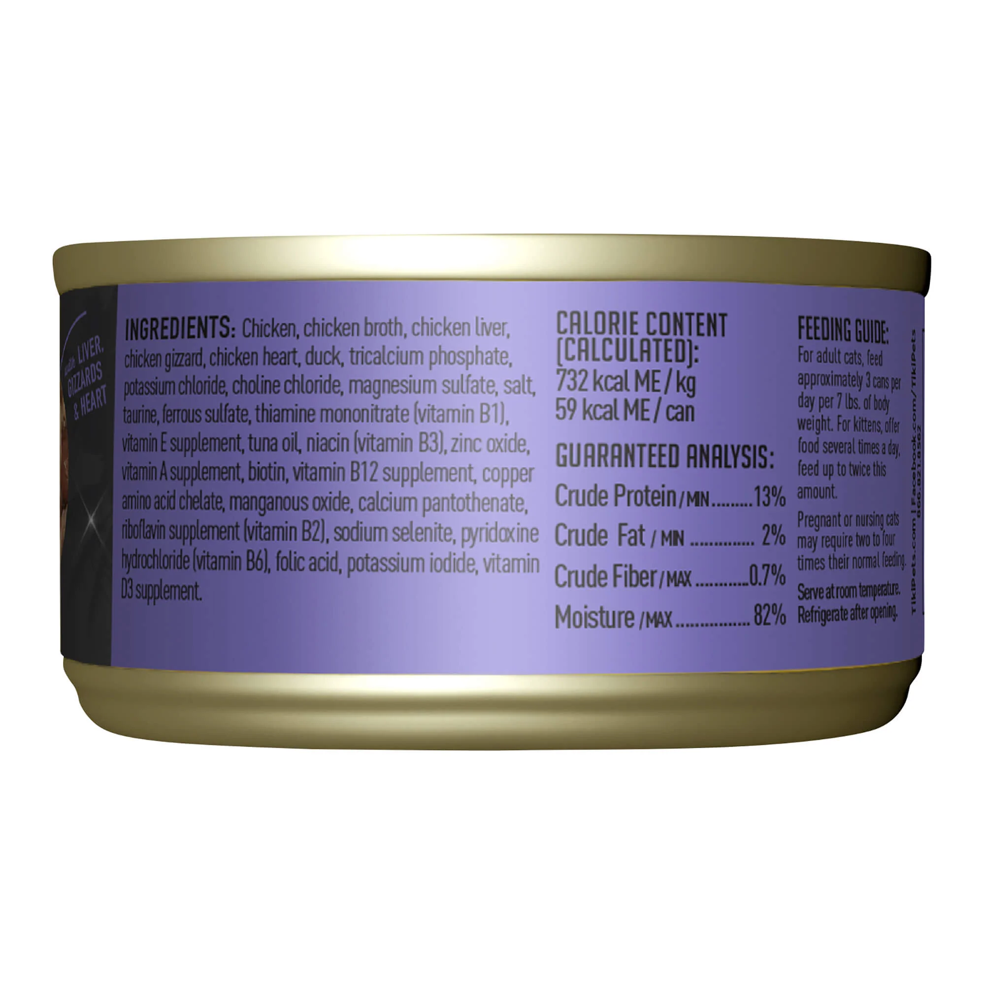 Tiki Cat After Dark Wet Cat Food, Chicken & Duck - Buy Pet Shop