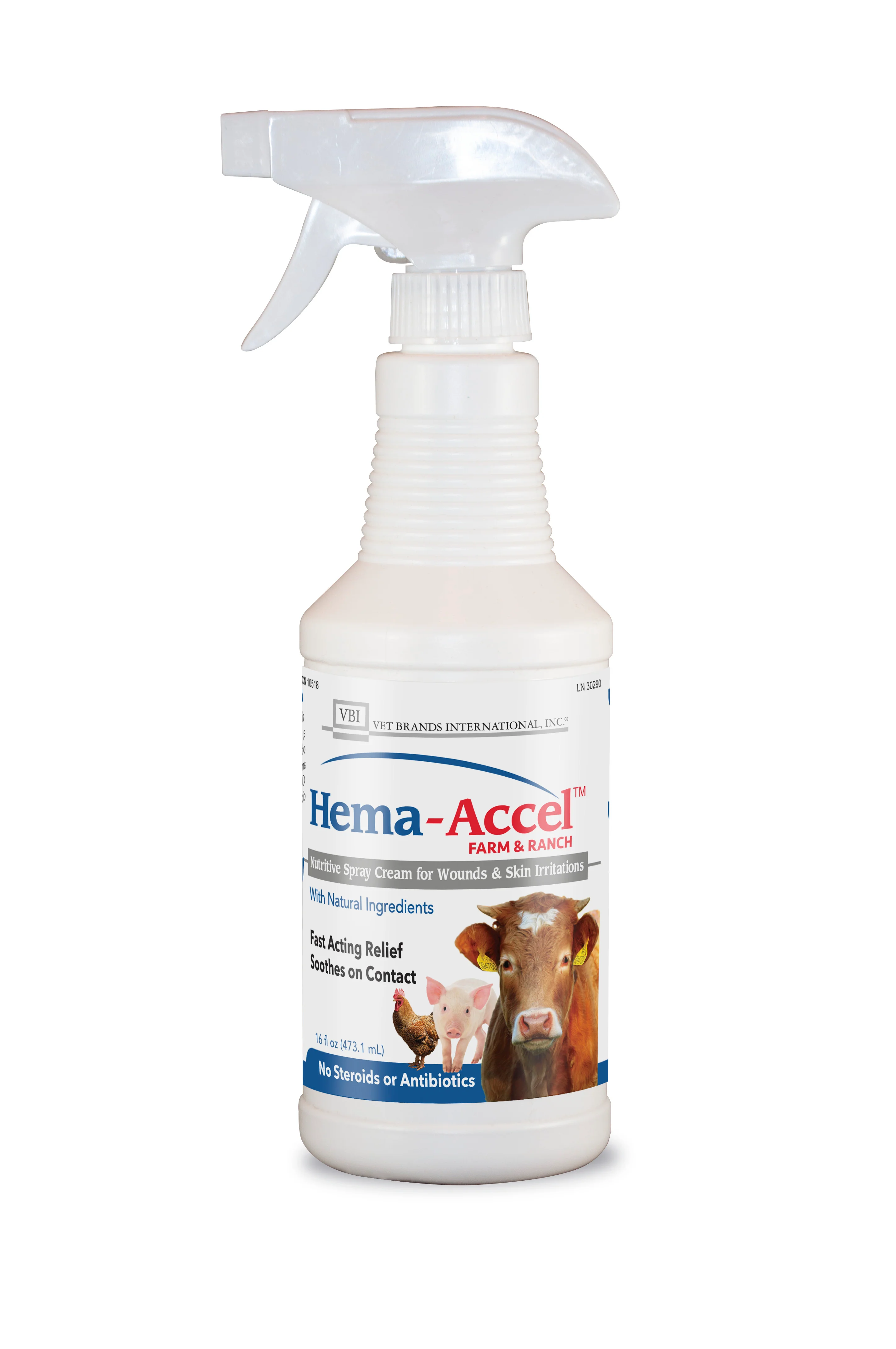 Hema-Accel Farm & Ranch All Natural Wound Care Spray, 16 oz - Buy Pet Shop