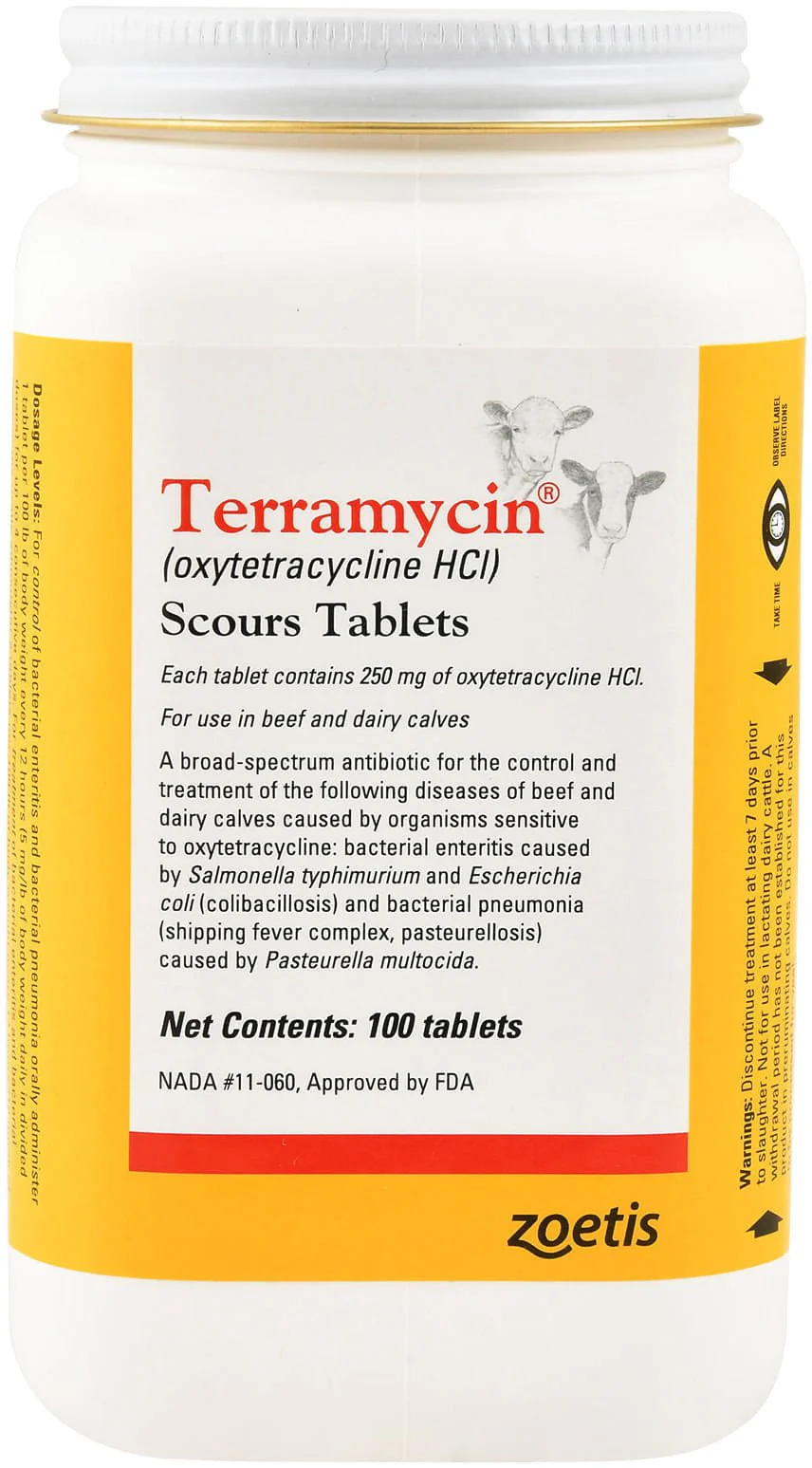 Terramycin Scour Tablets - Buy Pet Shop