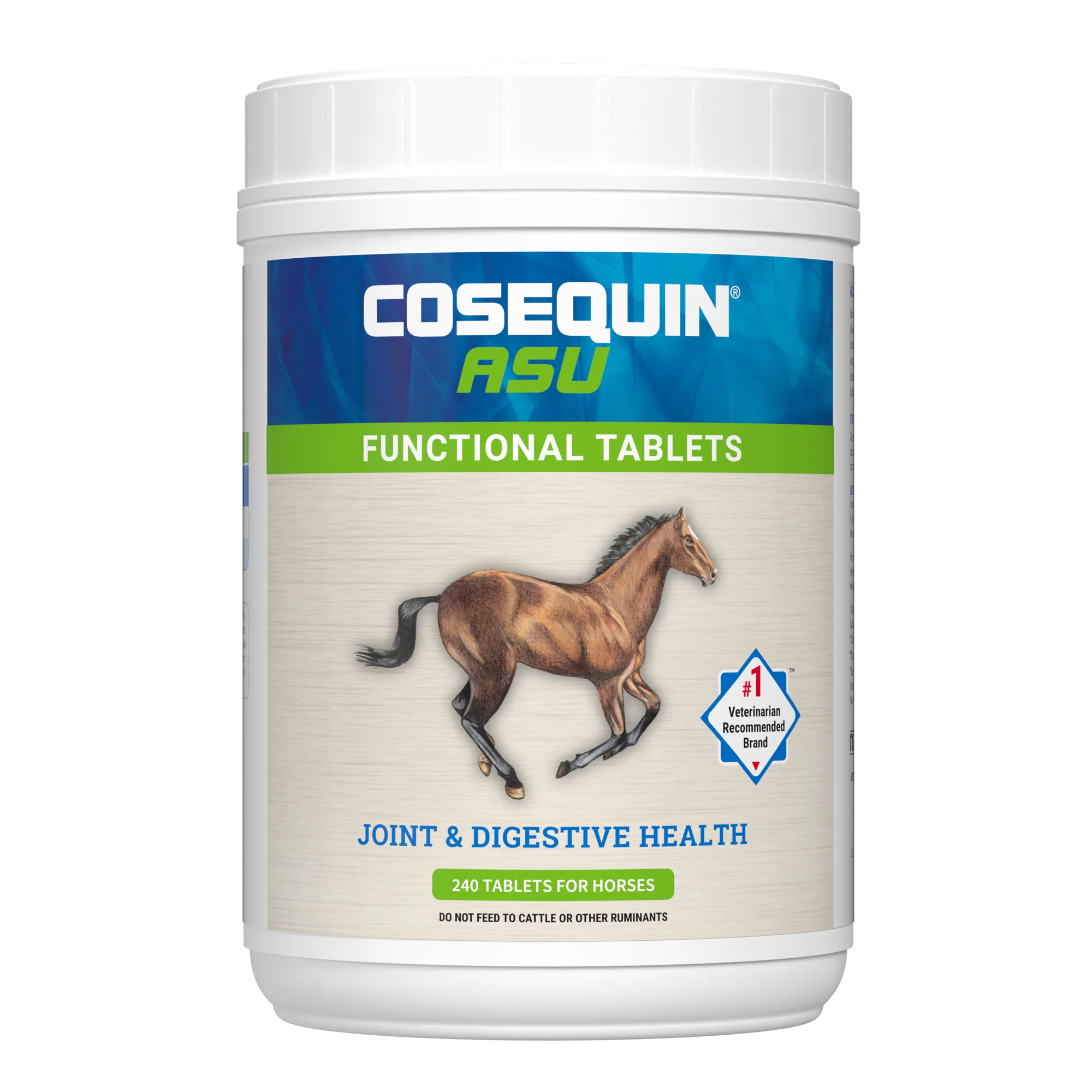 Nutramax Cosequin ASU Joint & Digestive Health Functional Tablets for Horses, 240 Tablets - Buy Pet Shop