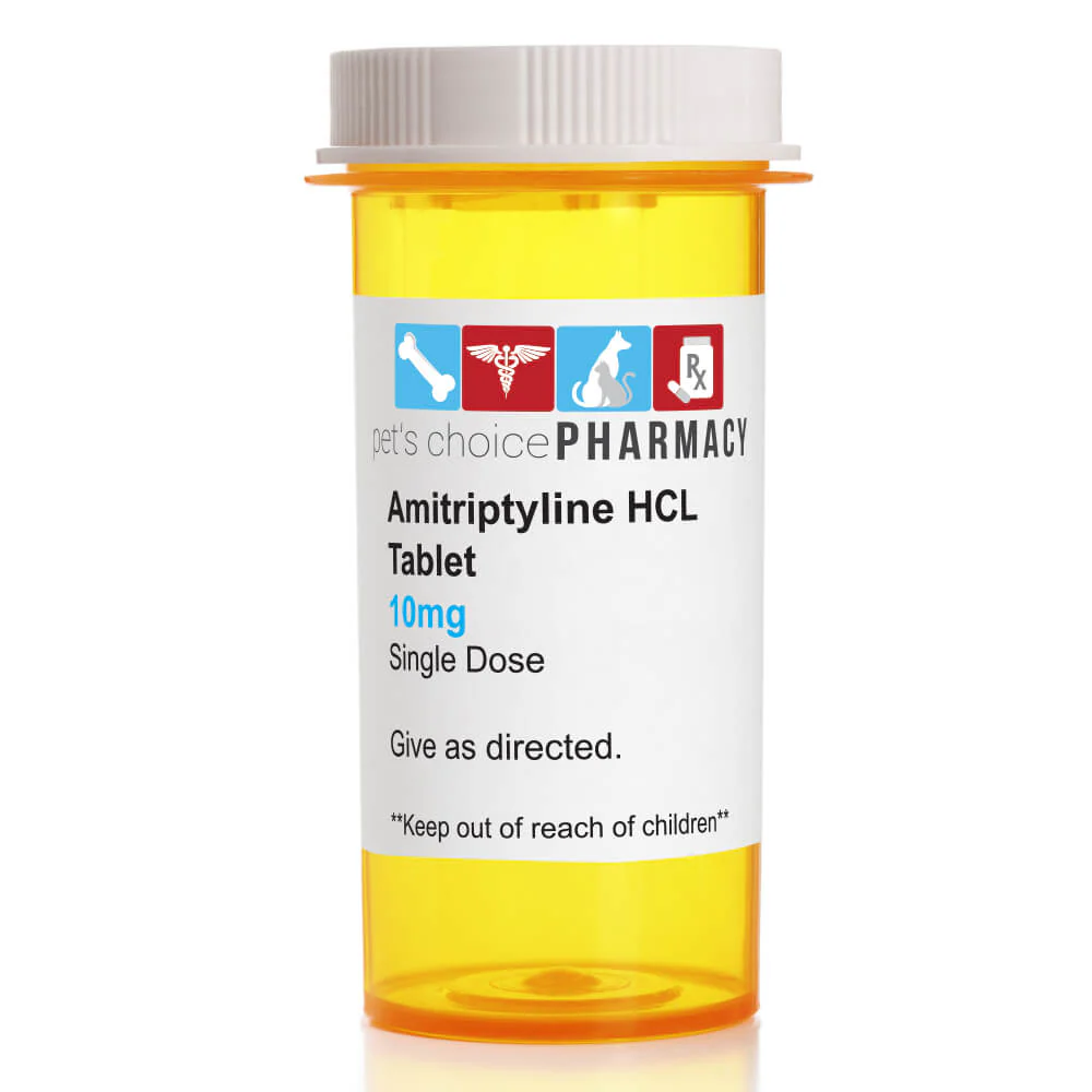 Rx Amitriptyline HCl (Generic) Tablets for Dogs & Cats - Buy Pet Shop