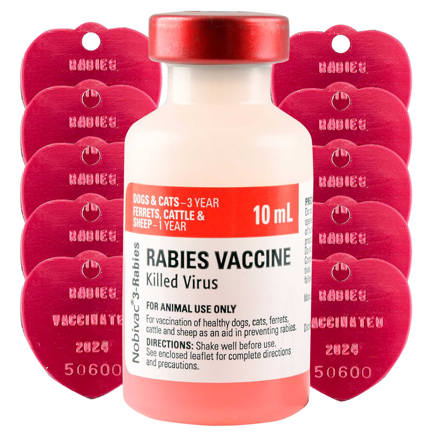 Nobivac 3 Rabies Vaccine Kit with Tags - Buy Pet Shop