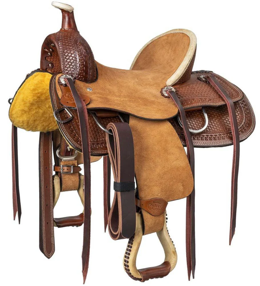Silver Royal Youth Bodie Hard Seat Ranch Saddle - Buy Pet Shop