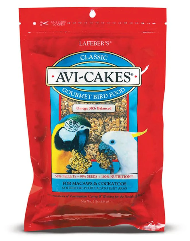 Lafeber Classic Avi-Cakes for Macaw & Cockatoo, 1 lb bag - Buy Pet Shop