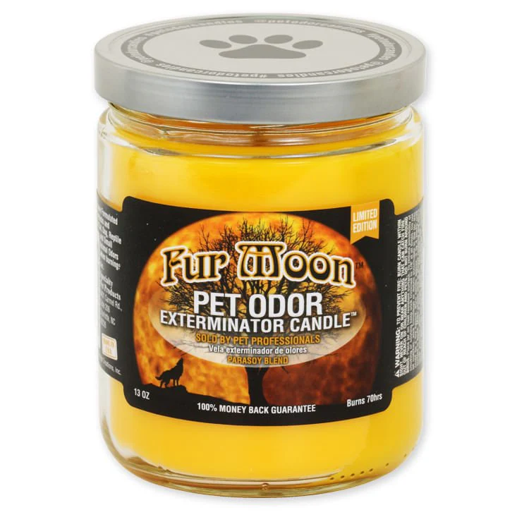 Pet Odor Exterminator Candle, FurMoon, 13 oz - Buy Pet Shop