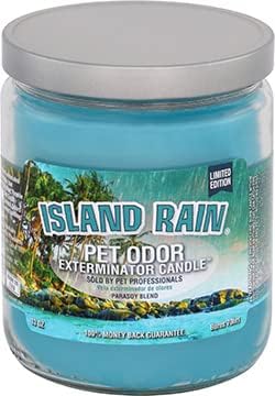Pet Odor Exterminator Candle, Island Rain, 13 oz - Buy Pet Shop