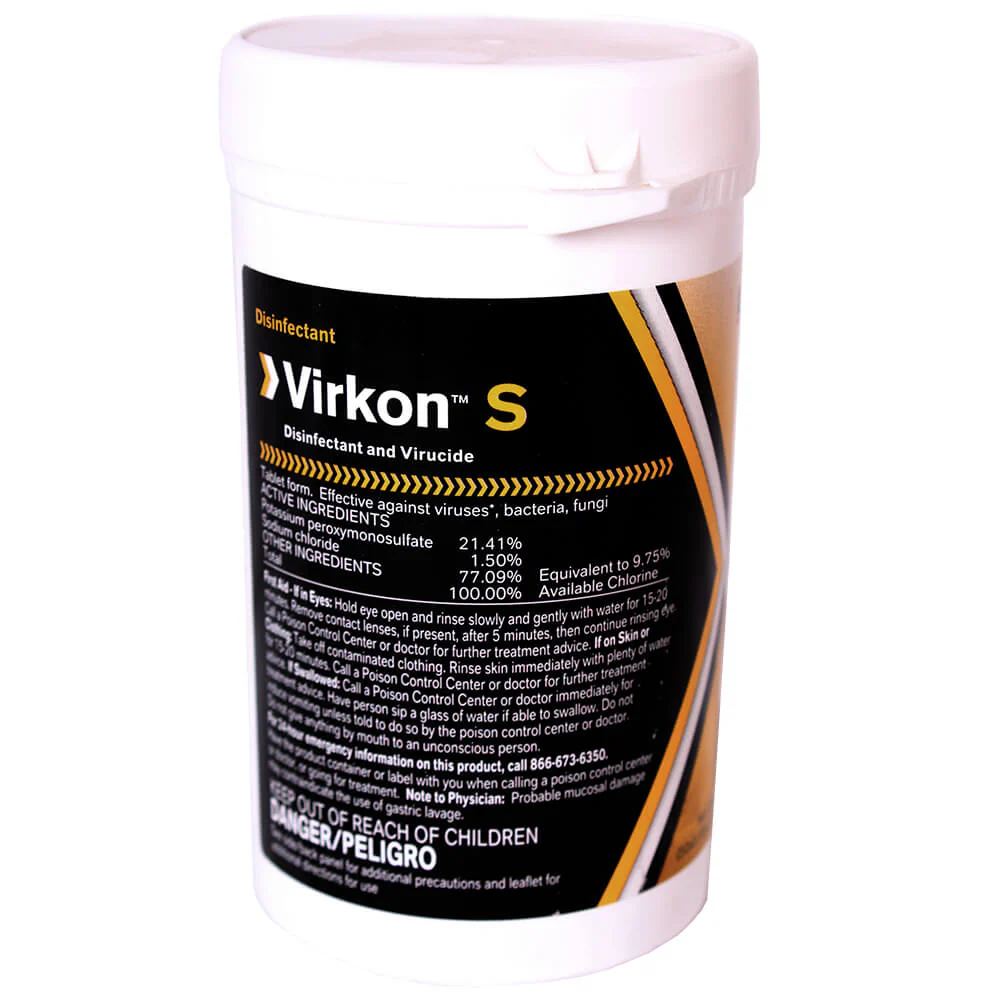Virkon S Broad Spectrum Disinfectant Tablets - Buy Pet Shop