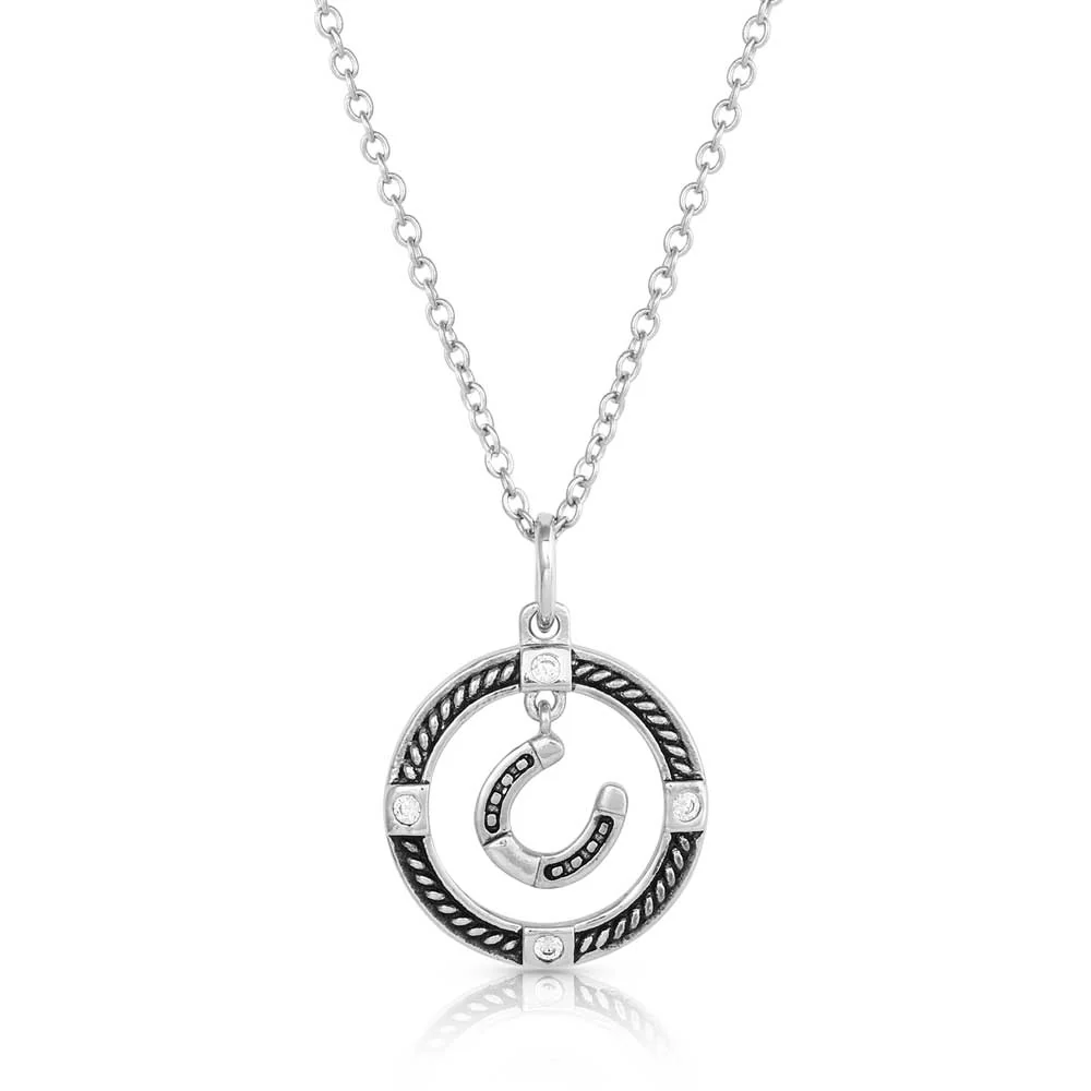 Luck of the Draw Horseshoe Necklace - Buy Pet Shop