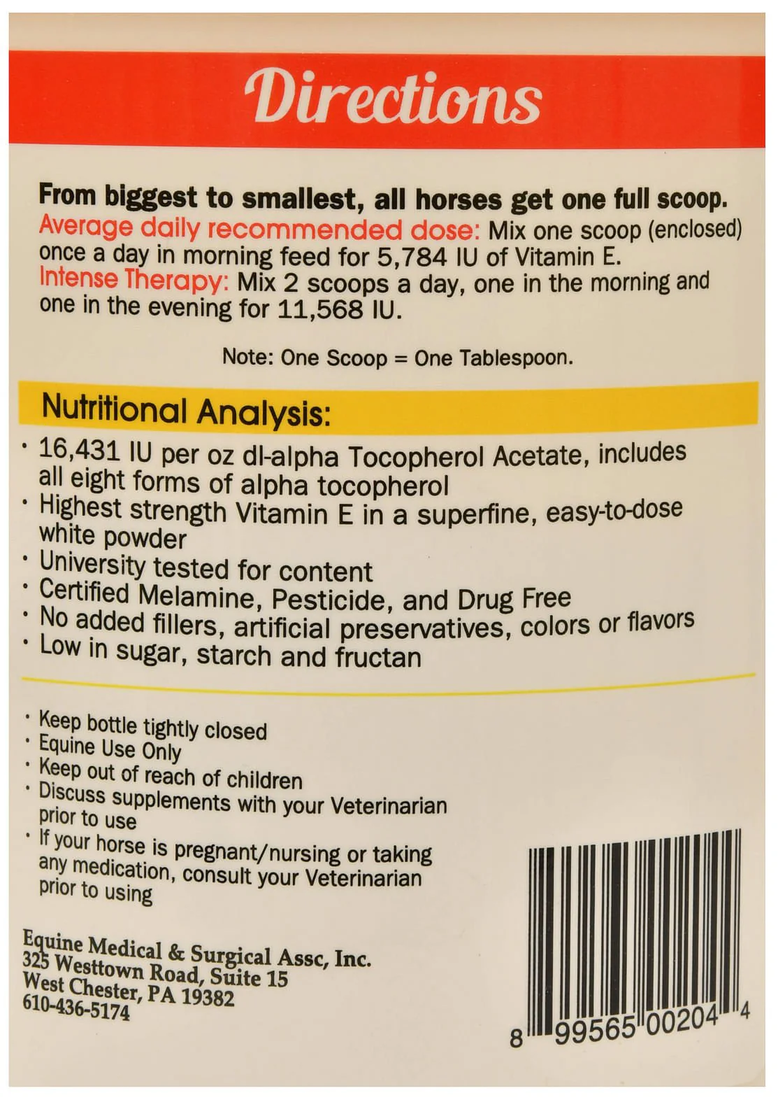 Health-E Maximum Strength Vitamin E Supplement - Buy Pet Shop