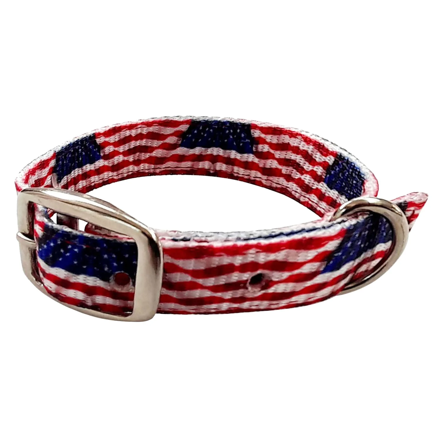 Showman Couture American Flag Nylon Dog Collar - Buy Pet Shop