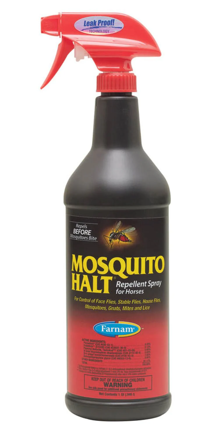 Mosquito Halt Repellent Spray for Horses, 32 oz - Buy Pet Shop