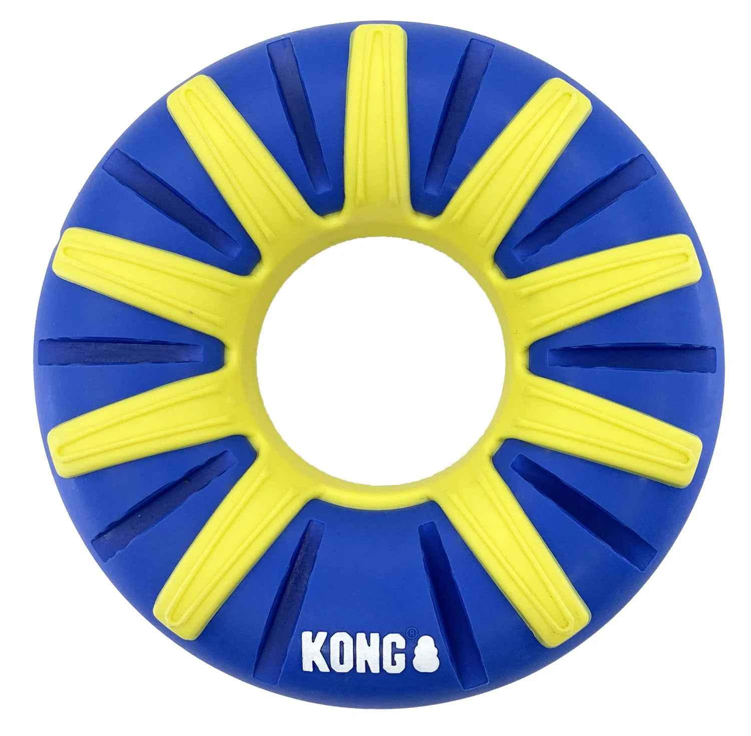 KONG Goodiez Ring, Blue/Yellow, Med - Buy Pet Shop