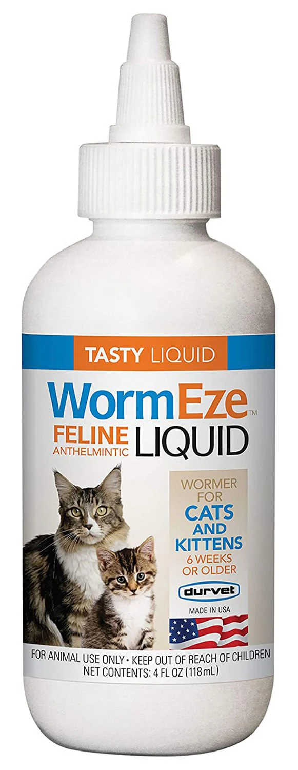 WormEze Feline Liquid, 4 oz - Buy Pet Shop
