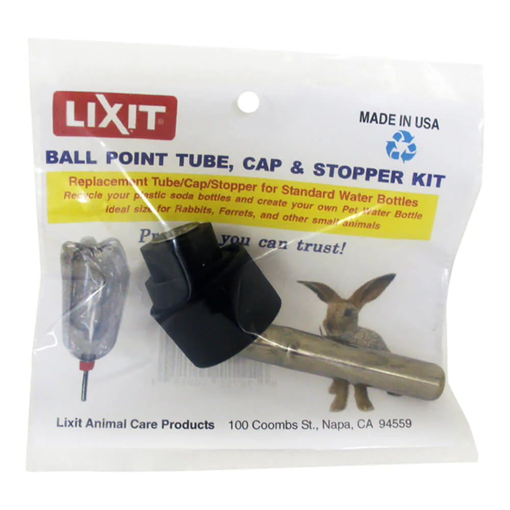 Lixit Ball Point Tube, Cap and Stopper Kit - Buy Pet Shop