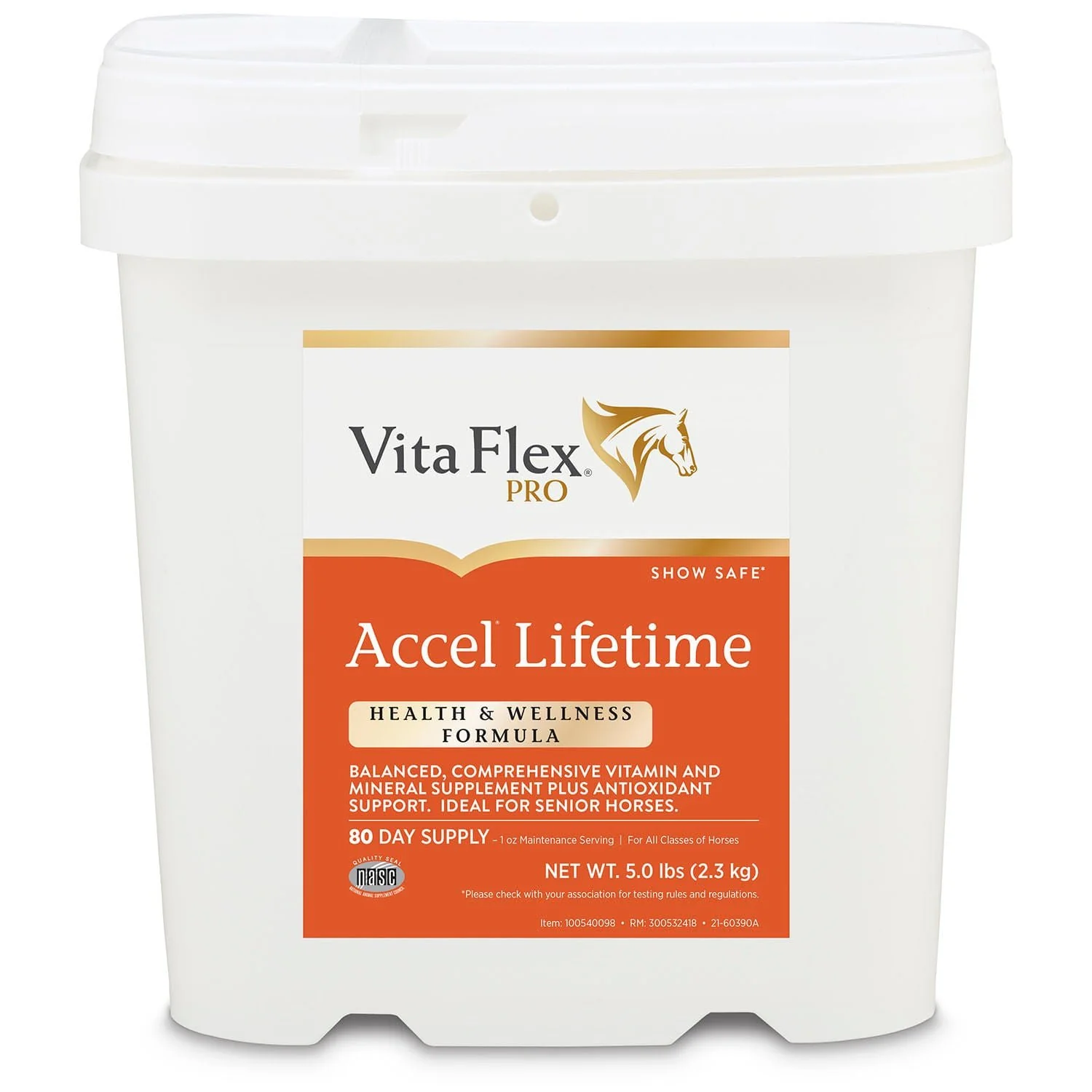 Vita Flex Pro Accel Lifetime Health & Wellness Formula Supplement for Horses - Buy Pet Shop